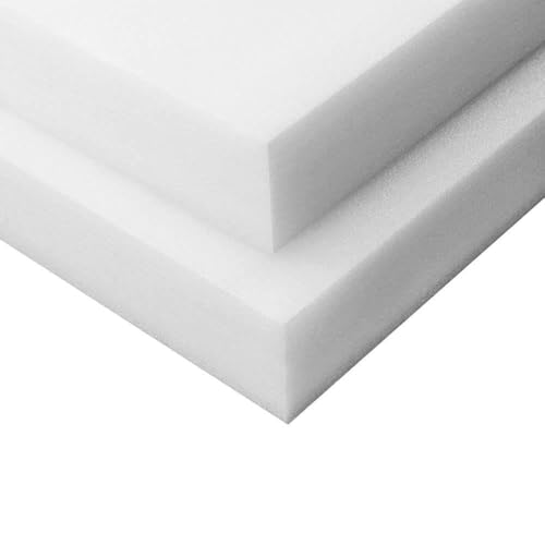 MoonRest® Upholstery Cushion Made in USA Padding for Chairs, Sofas, Benches, Seat Cushions High Density (Firm, 3 x 24 x 72)