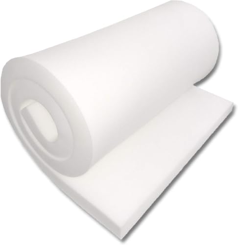 MoonRest® Upholstery Cushion Made in USA Padding for Chairs, Sofas, Benches, Seat Cushions High Density (Firm, 3 x 24 x 72)