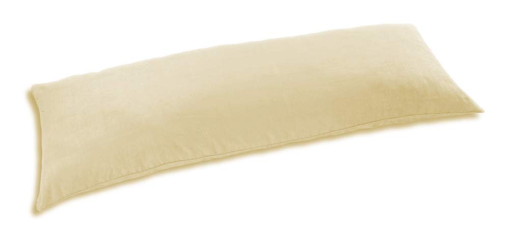 MoonRest - Certified%100 Set of Two Synthetic Natural Fabric Shell, Hypoallergenic Down-Like Fill -Bed Pillow