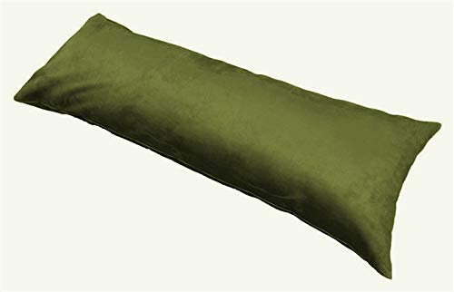 MoonRest Classic Microsuede Body Pillow Pillowcase - Ultra-Soft Plush - Hidden Zipper 20 X 54 Inch