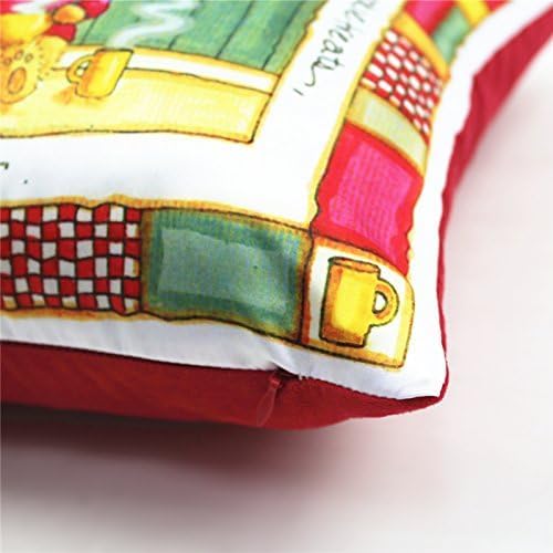 MoonRest Christmas Decorative Throw Pillow Cover Polyester décor Cushion Pillowcase