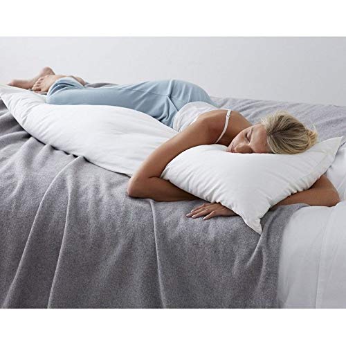 MoonRest Body Pillow Pillowcase Luxury High Count Thread with Hidden Zipper -%100 Cotton