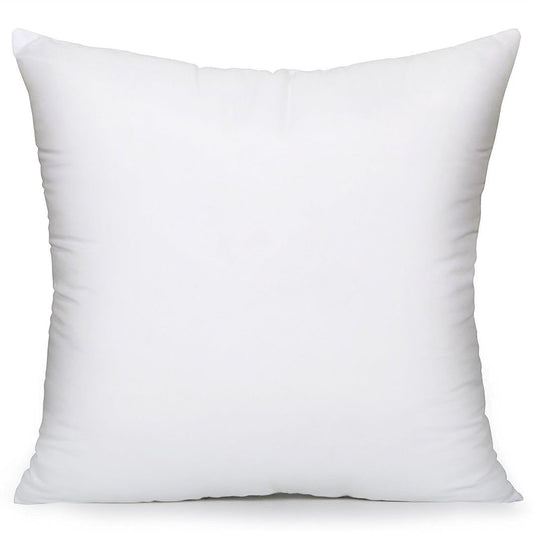 MoonRest Square Pillow Form Insert Hypoallergenic Sham Stuffer, 100% Polyester Microfiber Fill, Lined with Woven Cotton Blend Cover for Decorative Pillow Couch Sofa Bed Cushions