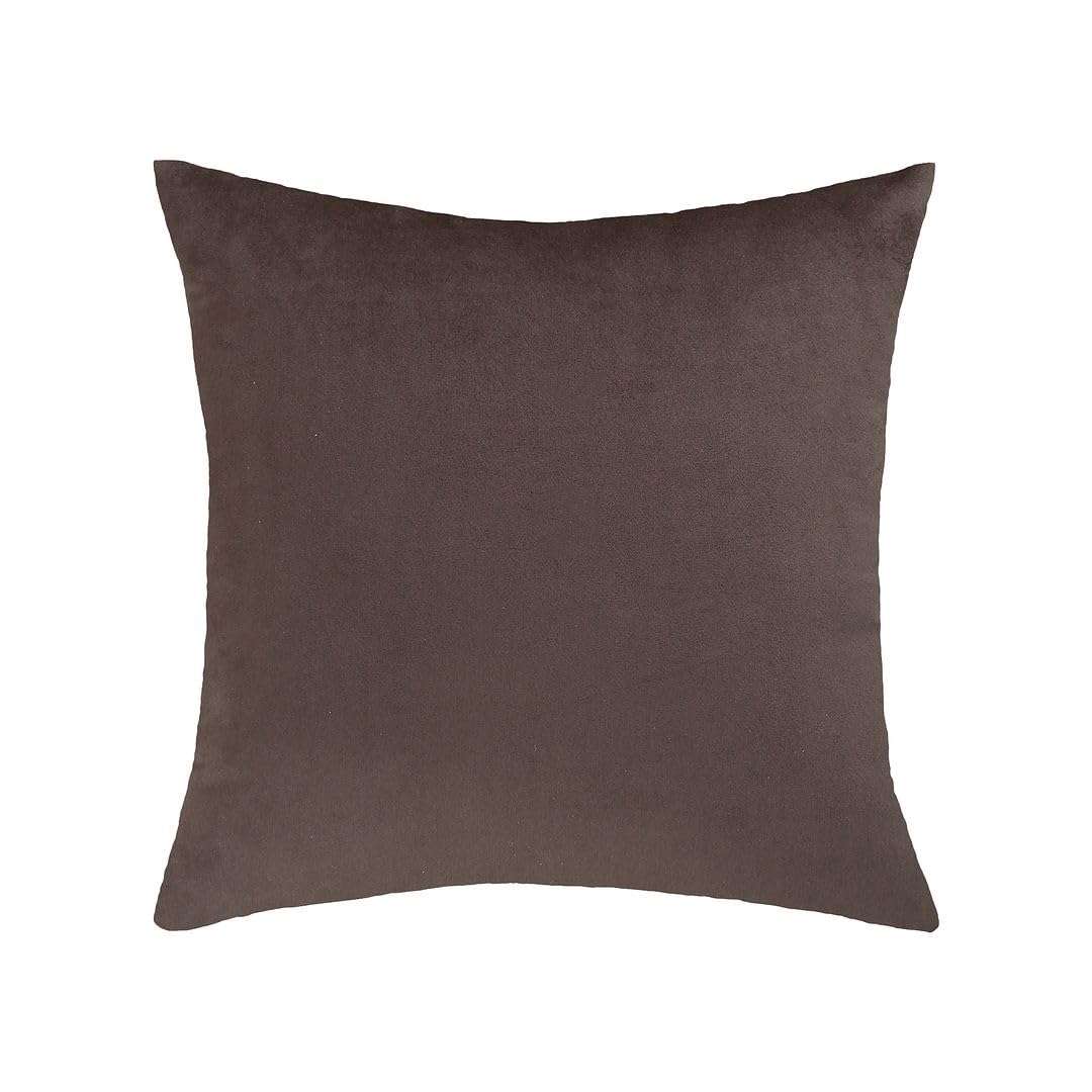 MoonRest - Pack of 2, Velvet Decorative Pillow Cover Set, Cozy Soft with Hidden Zipper Solid Color for Sofa Bedroom Car Couch Throw Pillow