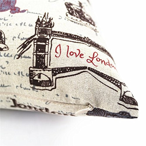 MoonRest Cotton Linen Decorative Throw Pillow Fully Assembled