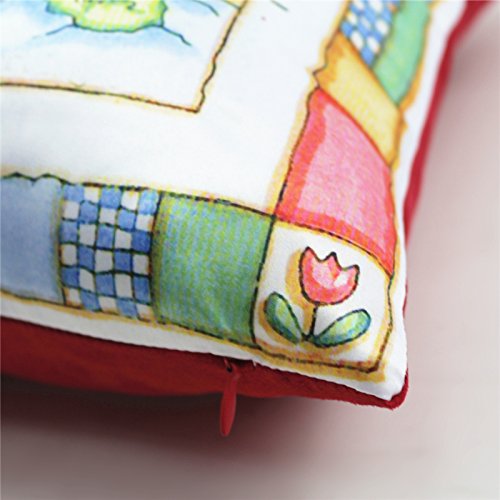 MoonRest Christmas Decorative Throw Pillow Cover Polyester décor Cushion Pillowcase