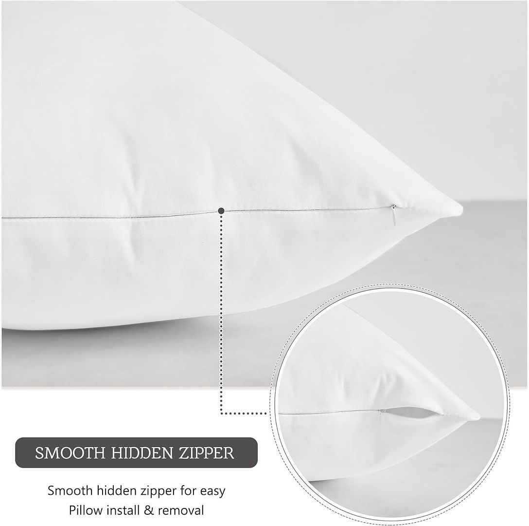 MoonRest Classic Microsuede Body Pillow Pillowcase - Ultra-Soft Plush - Hidden Zipper 20 X 54 Inch