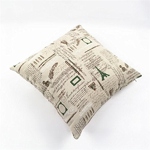 MoonRest Cotton Linen Decorative Throw Pillow Fully Assembled