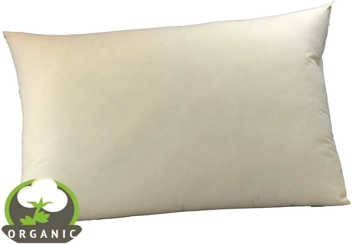 MoonRest - Certified%100 Set of Two Synthetic Natural Fabric Shell, Hypoallergenic Down-Like Fill -Bed Pillow