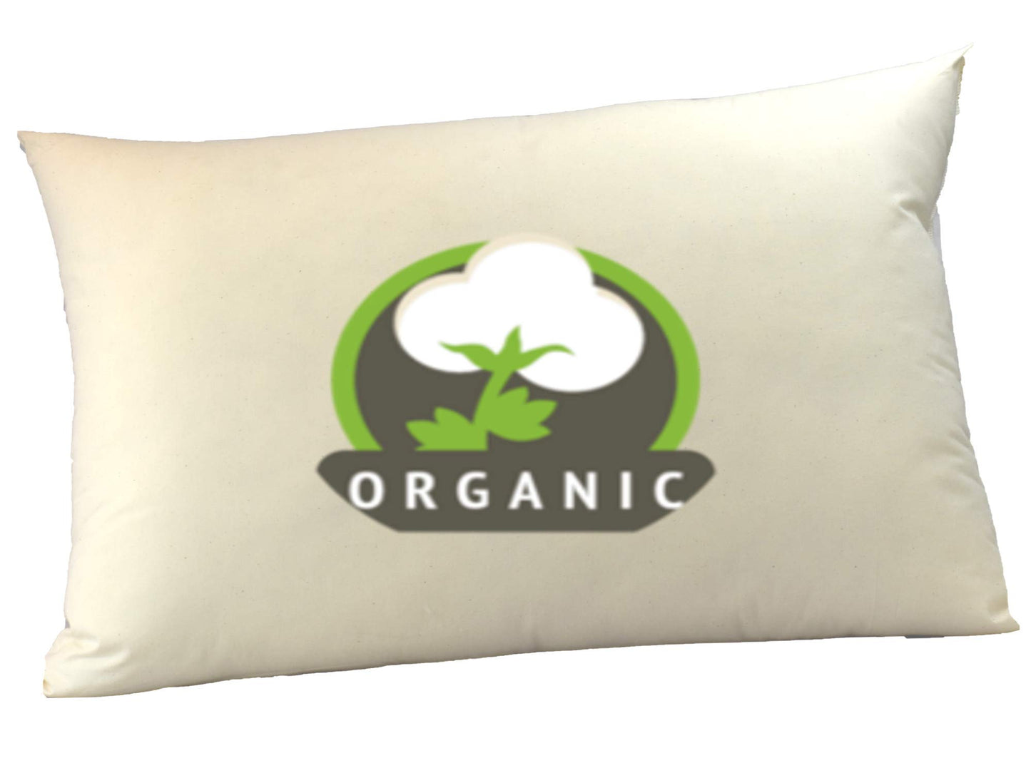 MoonRest - Certified%100 Set of Two Synthetic Natural Fabric Shell, Hypoallergenic Down-Like Fill -Bed Pillow