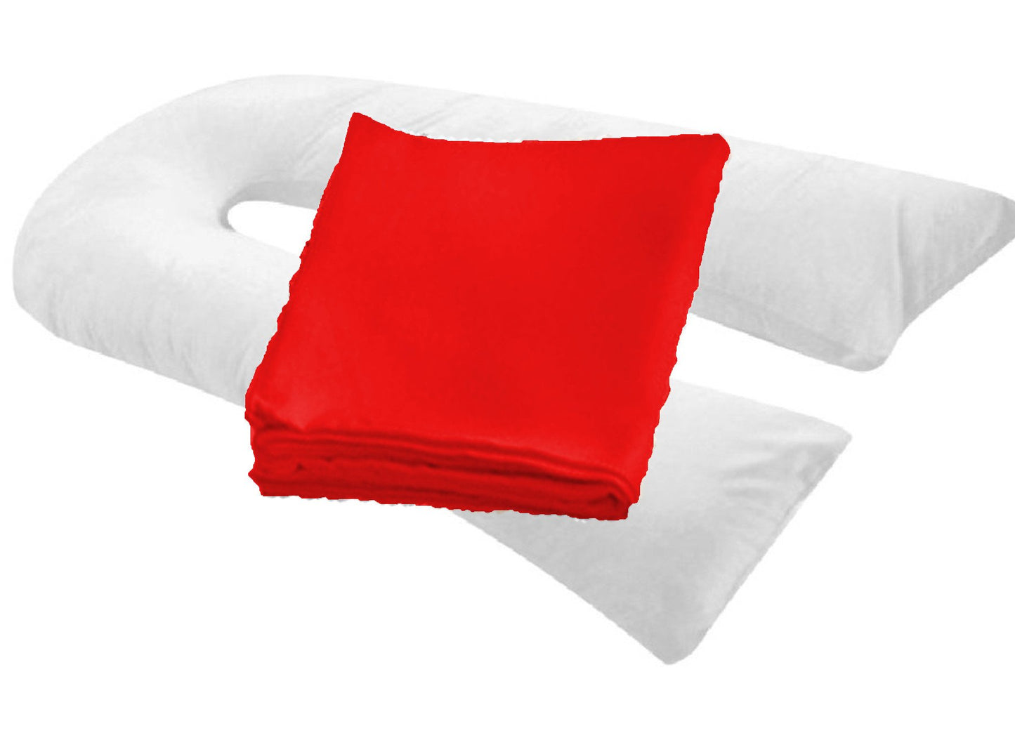 MoonRest Pregnancy Full Body Pillow Cover U-Shaped – Universal Fit U Replacement Cover for Maternity Pillow