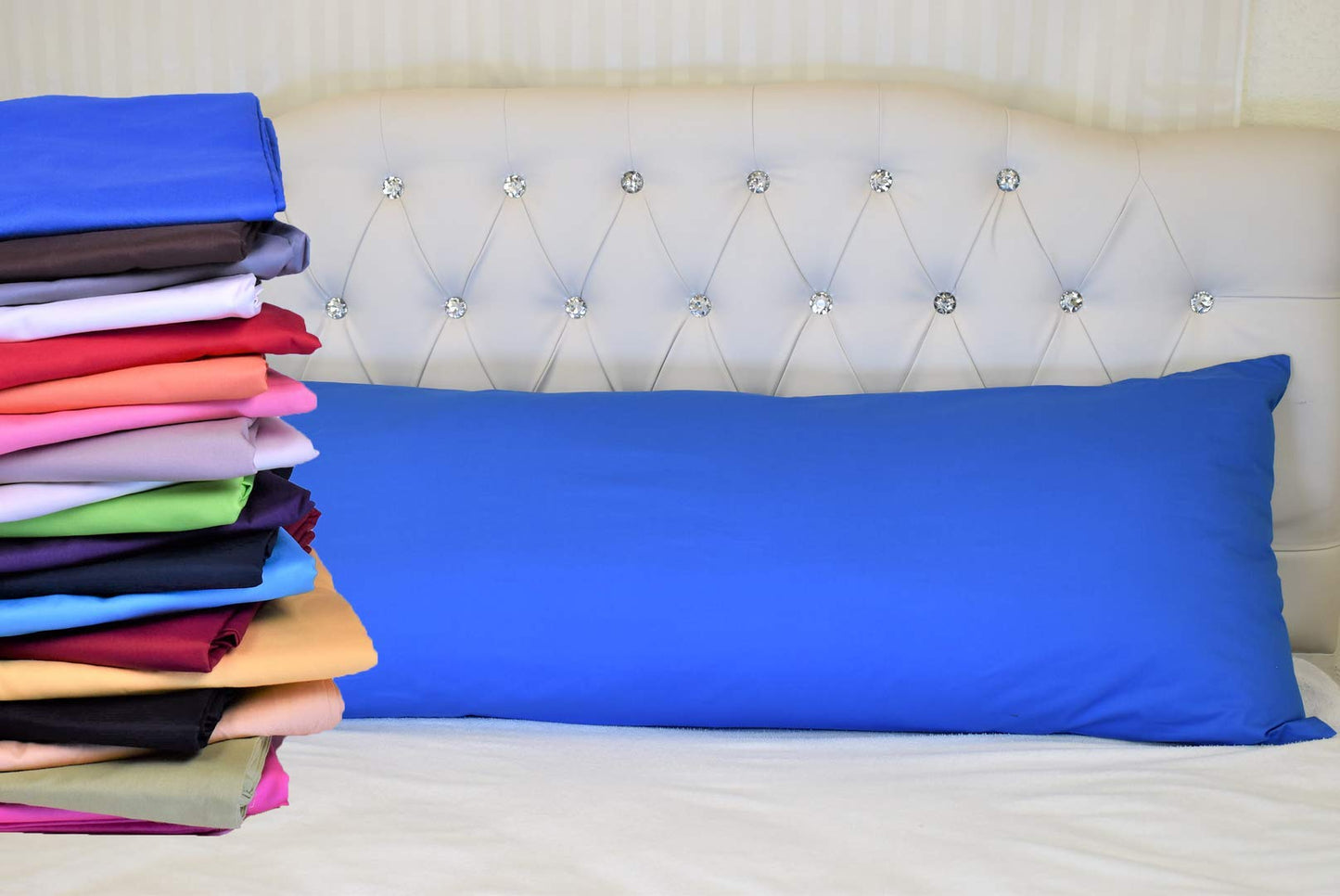 MoonRest Body Pillow Pillowcase Luxury High Count Thread with Hidden Zipper -%100 Cotton