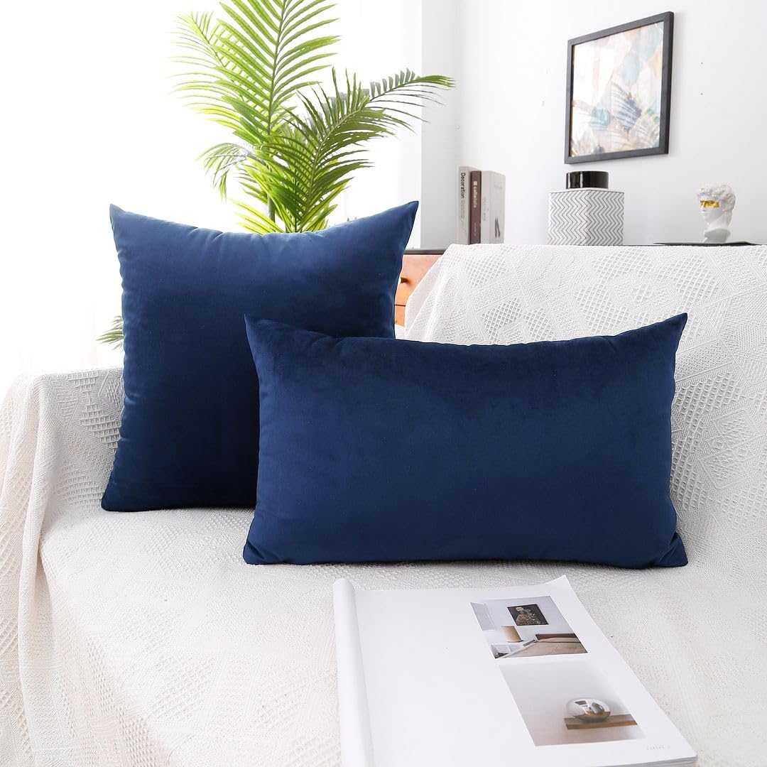 MoonRest Pack of Two Decorative Pillow Filled with Synthetic Down Alternative Polyester Fiber