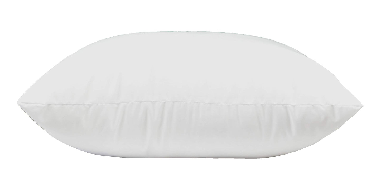 MoonRest Square Premium Hypoallergenic Polyester Microfiber Stuffer Pillow Insert Form for Decorative Throw Pillow, Cushion Cover with Hidden Zipper for Couch Bed Sofa, Solid Soft