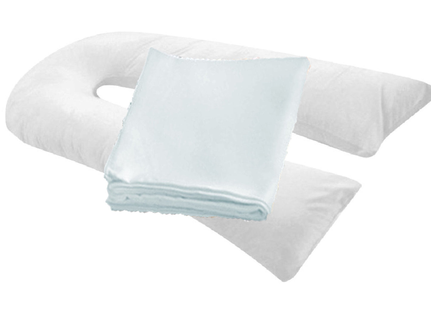 MoonRest Pregnancy Full Body Pillow Cover U-Shaped – Universal Fit U Replacement Cover for Maternity Pillow