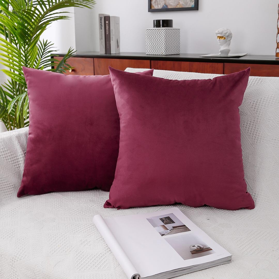 MoonRest Pack of Two Decorative Pillow Filled with Synthetic Down Alternative Polyester Fiber