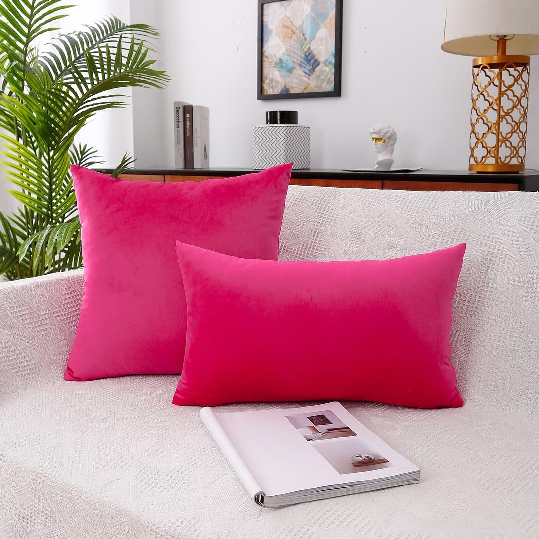 MoonRest Pack of Two Decorative Pillow Filled with Synthetic Down Alternative Polyester Fiber