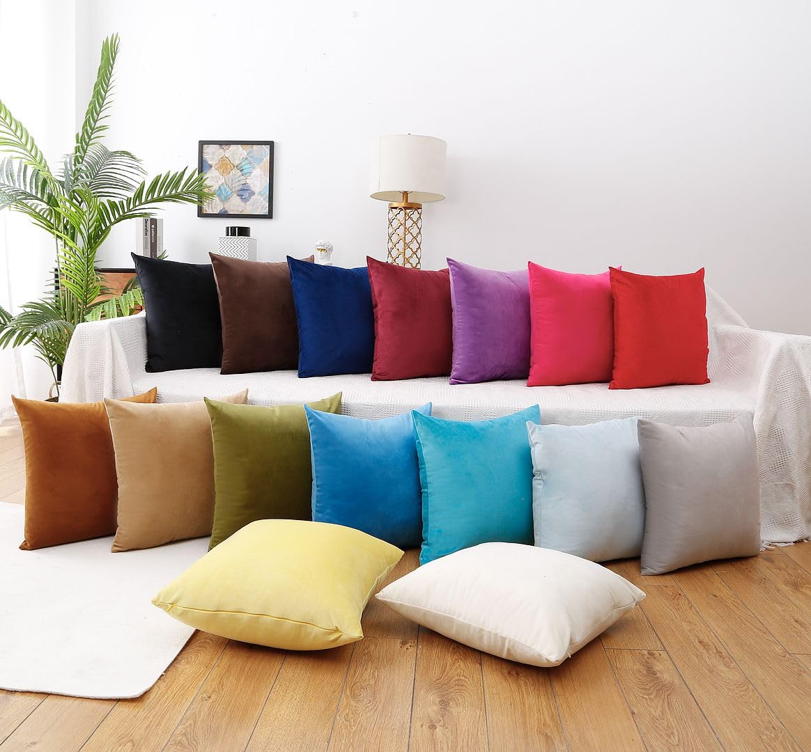 MoonRest Pack of Two Decorative Pillow Filled with Synthetic Down Alternative Polyester Fiber
