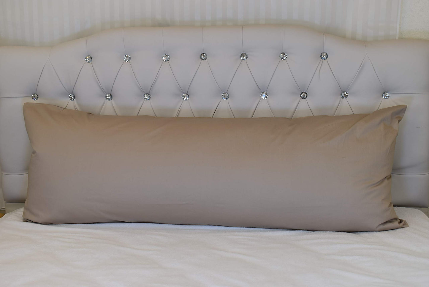 MoonRest Body Pillow Pillowcase Luxury High Count Thread with Hidden Zipper -%100 Cotton