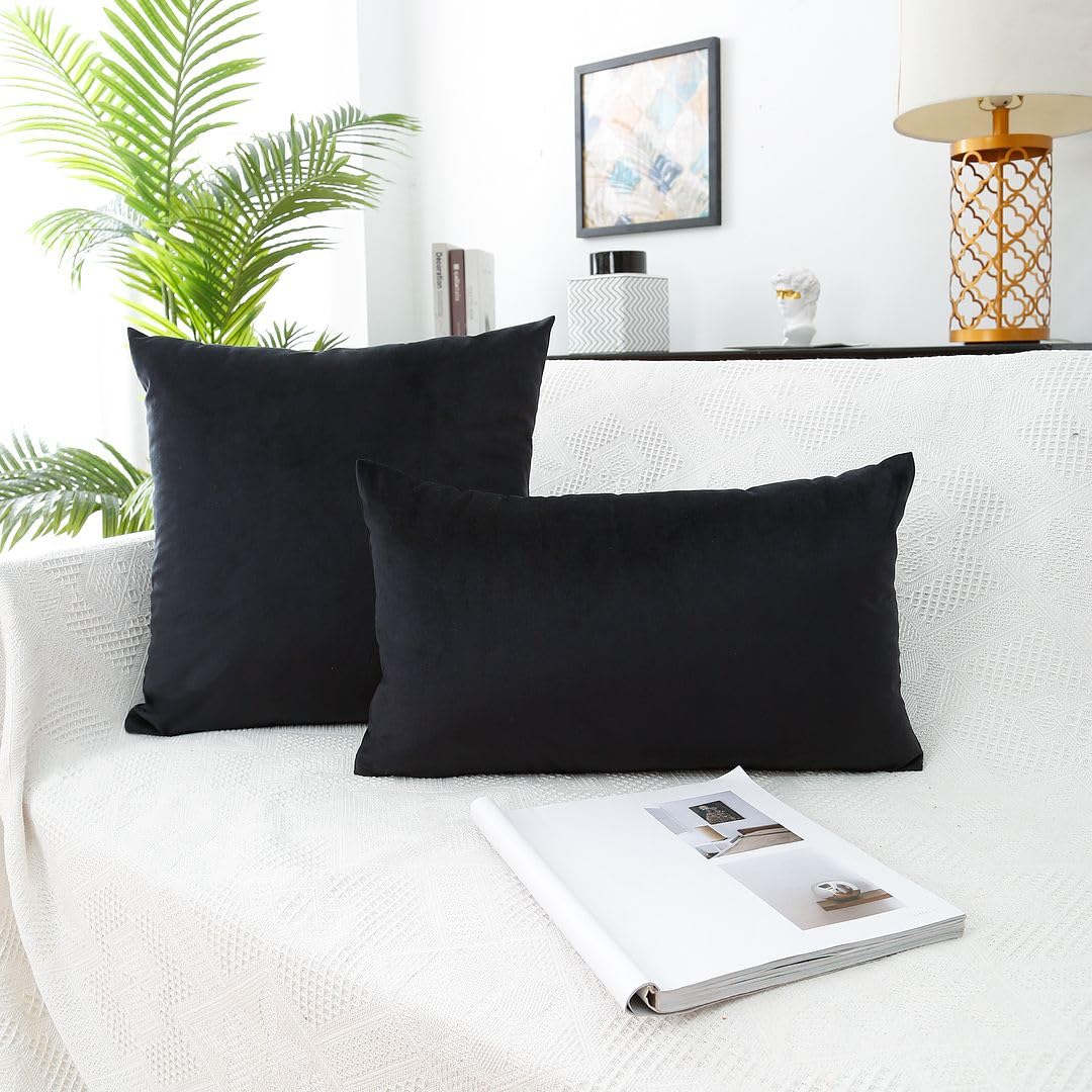 MoonRest Pack of Two Decorative Pillow Filled with Synthetic Down Alternative Polyester Fiber