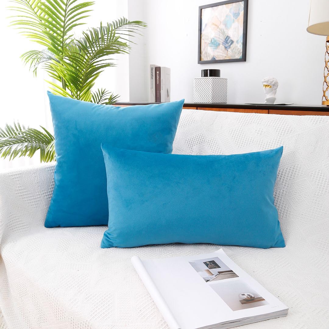 MoonRest Pack of Two Decorative Pillow Filled with Synthetic Down Alternative Polyester Fiber