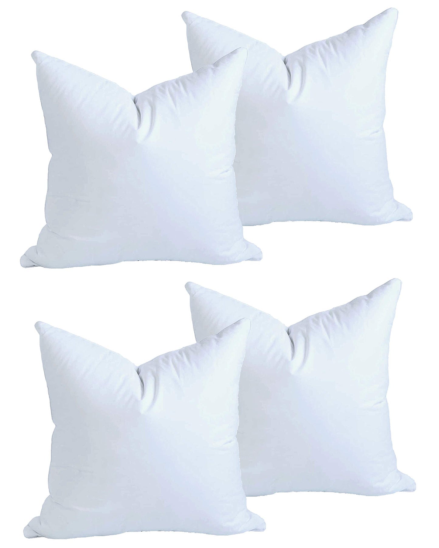 Synthetic Down Pillow Insert, Hypoallergenic Down Alternative Pillow Form Stuffer for Sofa Shams, Decorative Pillow, Cushion and Bed Pillow - All of The Softness of Down Pillows