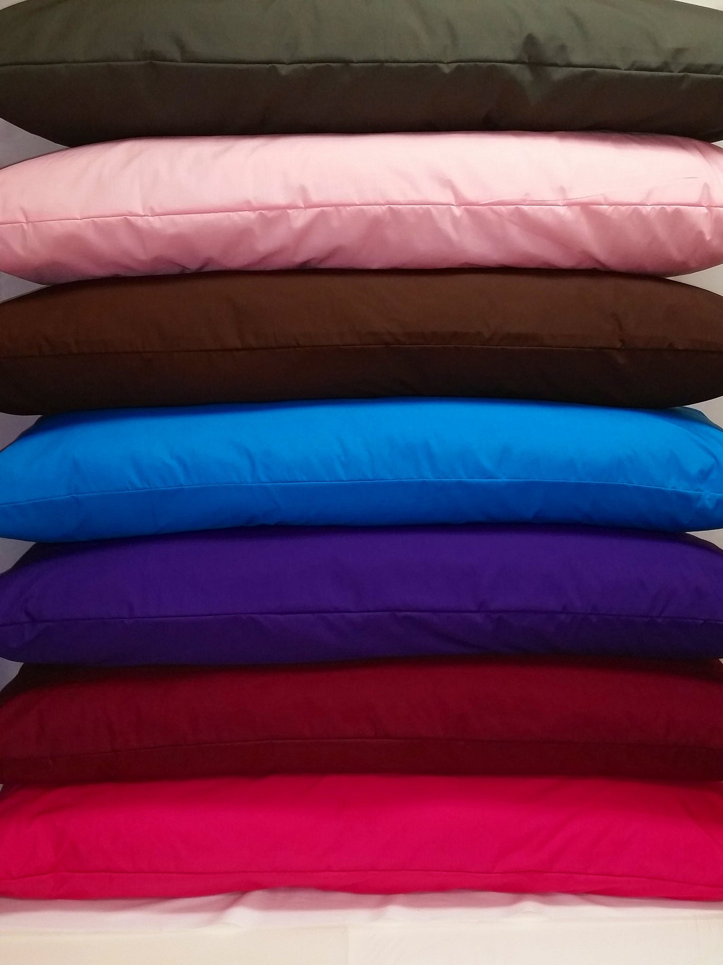 %100 Cotton Body Pillow Protectors / Cover with Zipper - 21"x 54"
