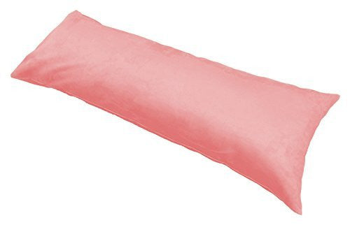 Multiple Colors - 20" X 54" Classic Microsuede Body Pillowcase