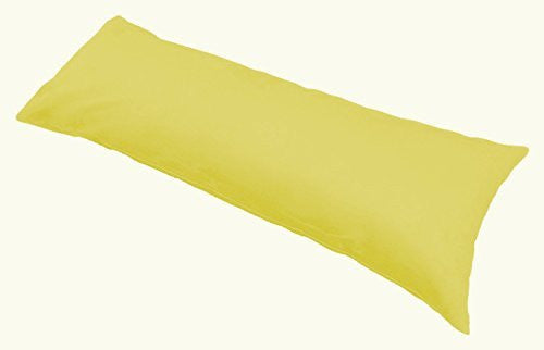 Multiple Colors - 20" X 54" Classic Microsuede Body Pillowcase