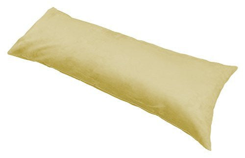 Multiple Colors - 20" X 54" Classic Microsuede Body Pillowcase