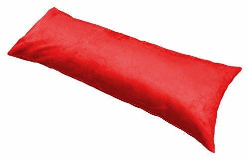 Multiple Colors - 20" X 54" Classic Microsuede Body Pillowcase