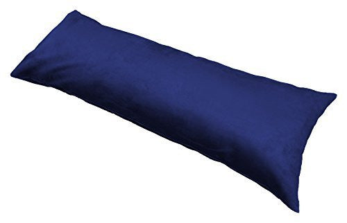 Multiple Colors - 20" X 54" Classic Microsuede Body Pillowcase
