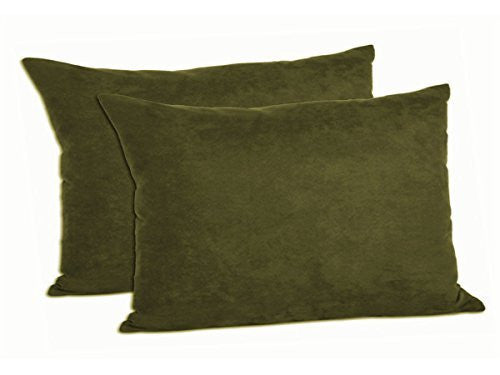 MoonRest -13 By 19-inch Faux Suede Decorative Pillow (Set of 2)