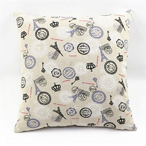 Cotton Linen Decorative Throw Pillow fully assumably
