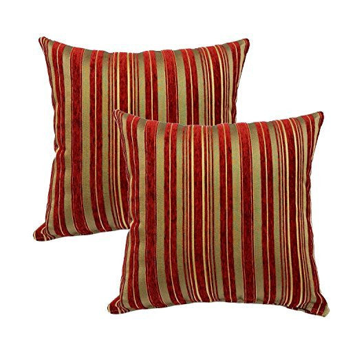 Multi-color Julius Stripe Decorative Pillow Cover (Set of 2)