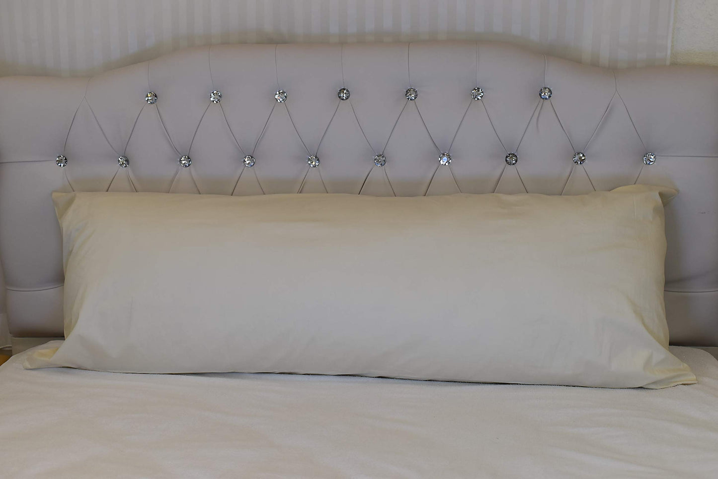 MoonRest Body Pillow Pillowcase Luxury High Count Thread with Hidden Zipper -%100 Cotton