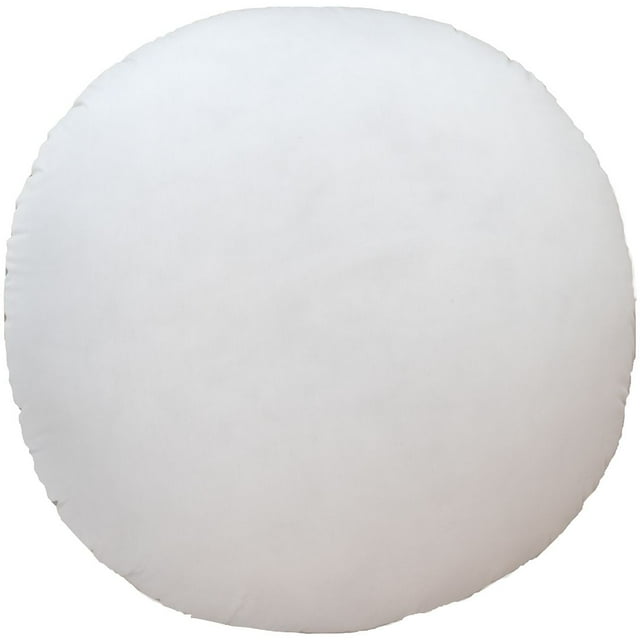 MoonRest- Set of two Round Pillow Insert Hypoallergenic Polyester Form Stuffer- %100 Cotton Blend Covering for Sofa Sham, Decorative Pillow, Cushion and Bed - 9 Inch Diameter