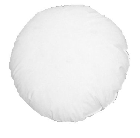 MoonRest Round Pillow Insert Hypoallergenic Polyester Form Stuffer-%100 Cotton Blend Covering for Sofa Sham, Decorative Pillow, Cushion and Bed