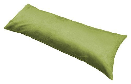 Multiple Colors - 20" X 54" Classic Microsuede Body Pillowcase
