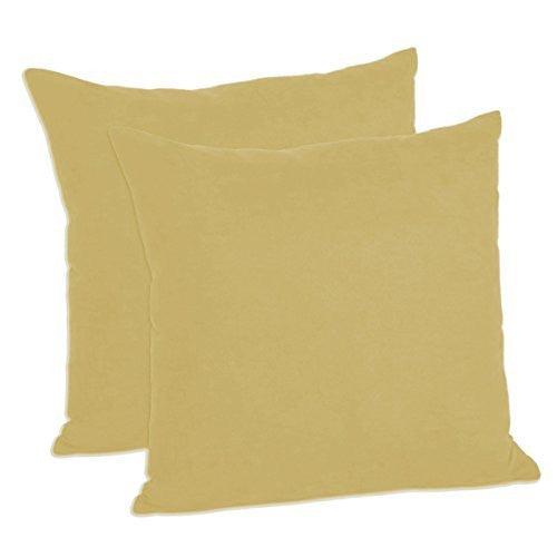 Multiple Colors - Faux Suede Decorative Pillow Cover (Set of 2)