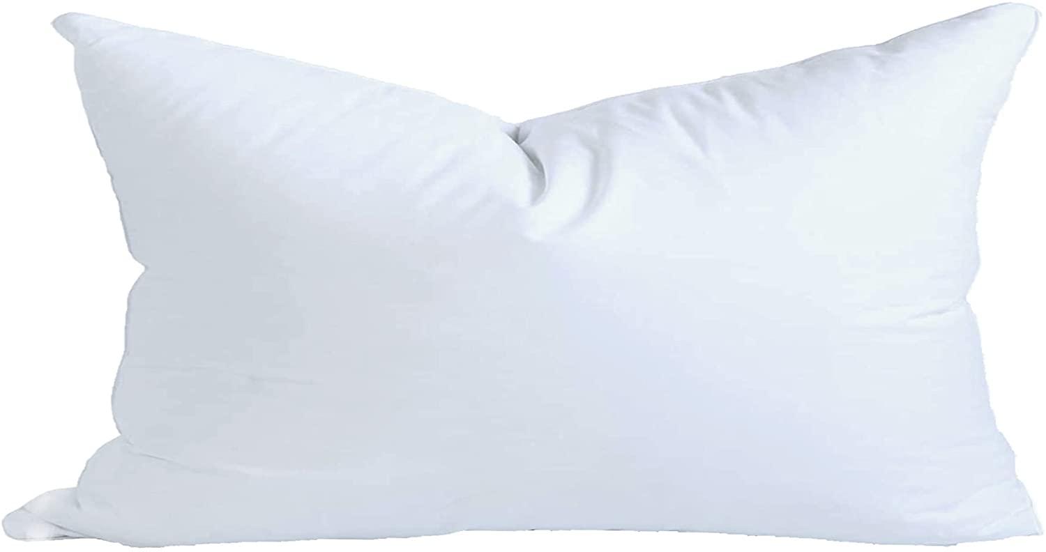 Consistent loft: Synthetic down pillows tend to maintain their loft and shape better than natural down pillows, which can compress over time. This means they provide more consistent support and comfort throughout the night.  Easy to care for: Synthetic down pillows are often machine washable and can be tumble dried, making them easy to clean and maintain. This can be especially convenient for people who prefer pillows that are easy to care for.