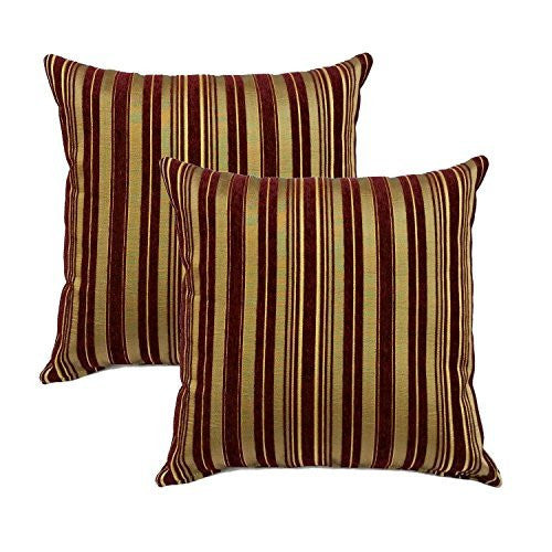 Multi-color Julius Stripe Decorative Pillow Cover (Set of 2)