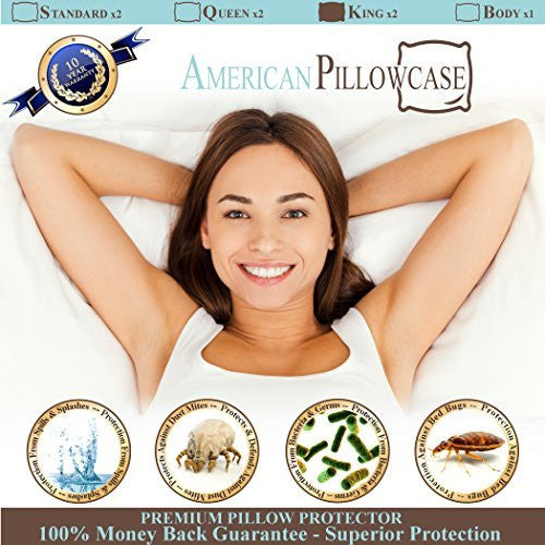 Pillow Protector - 4 sizes (Standard, Queen, King, Body)