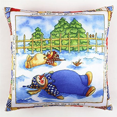 Tache Best Friend Christmas 18 x 18 Inch Throw Pillow Cushion Cover —  DaDalogy Bedding Collection