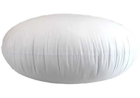 18 Inch Round Floor Pillow Insert - Filled with Polyester Form